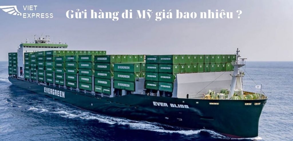 Gửi hàng đi Mỹ giá bao nhiêu